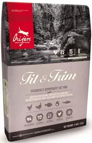 Беззерновой сухой корм ORIJEN Cat Fit and Trim для взрослых кошек с избыточным весом беззерновой 63531